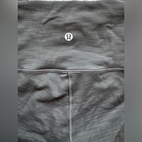 LULULEMON Wunder Train High Rise Tight 25” Heathered Graphite Grey Sz 2 - Picture 4 of 11